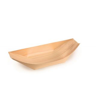Barchetta in Bamboo - 11,5x7cm -Confezione 100 pezzi