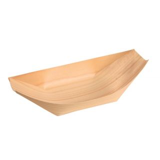 Barchetta in Bamboo - 17,5x8,5cm -Confezione 100 pezzi