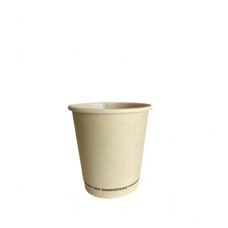 Bicchiere cappuccino 180 ml in BAMBOO & PLA - Confezione 50 pezzi