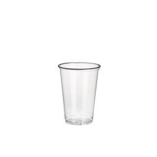 Bicchiere PLA Trasparente Compostabile, 250 ml -Confezione 70 pezzi